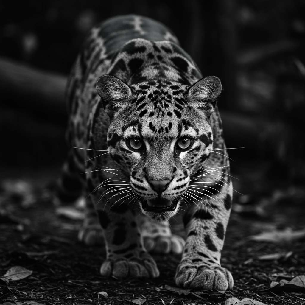 majestic clouded leopard