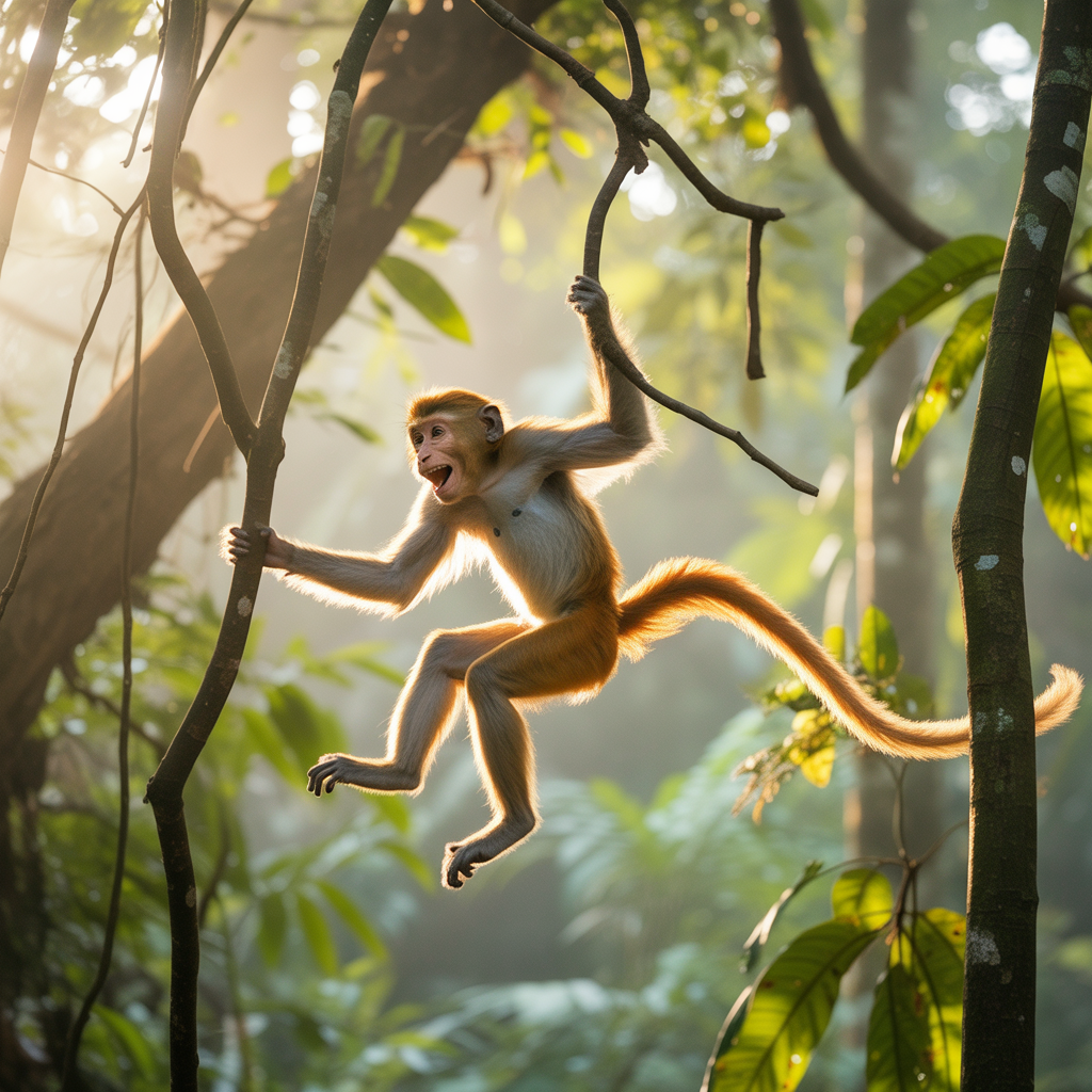 Could a Joyful Monkey’s Swing Through the Trees Be Nature’s Wild ...